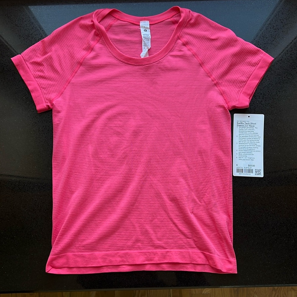 Lululemon swiftly tech race length Glaze Pink